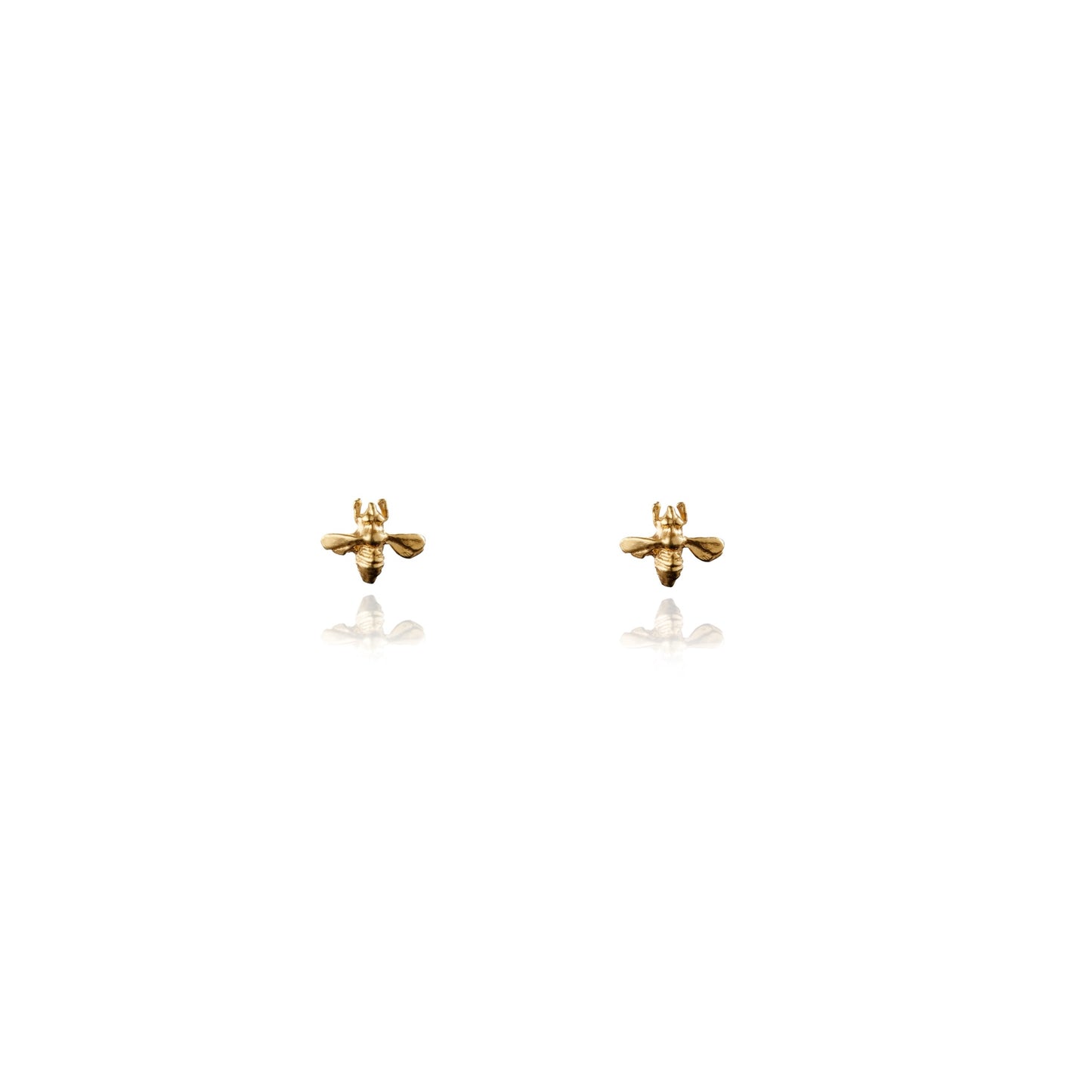 Bee Stud 18k gold Vermeil Earrings