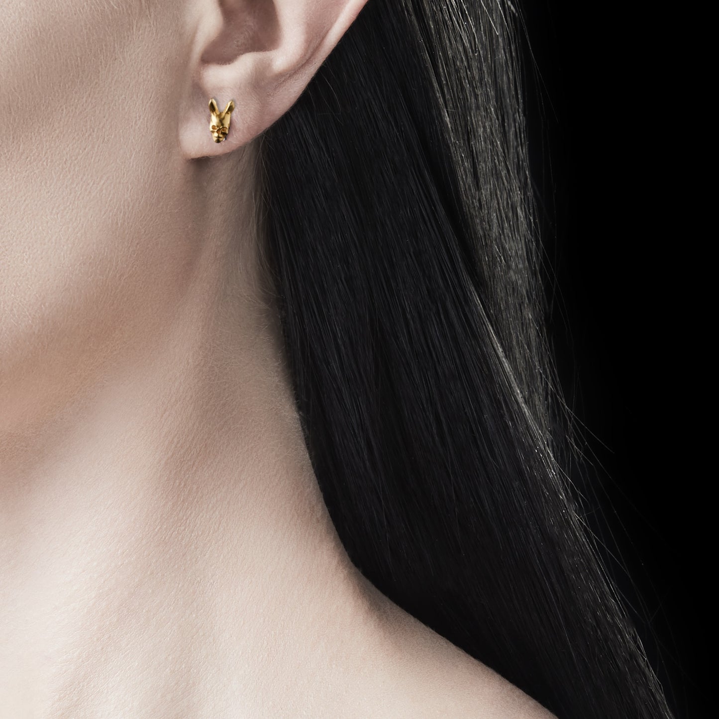 Bad Bunny®️ Stud Earrings Gold