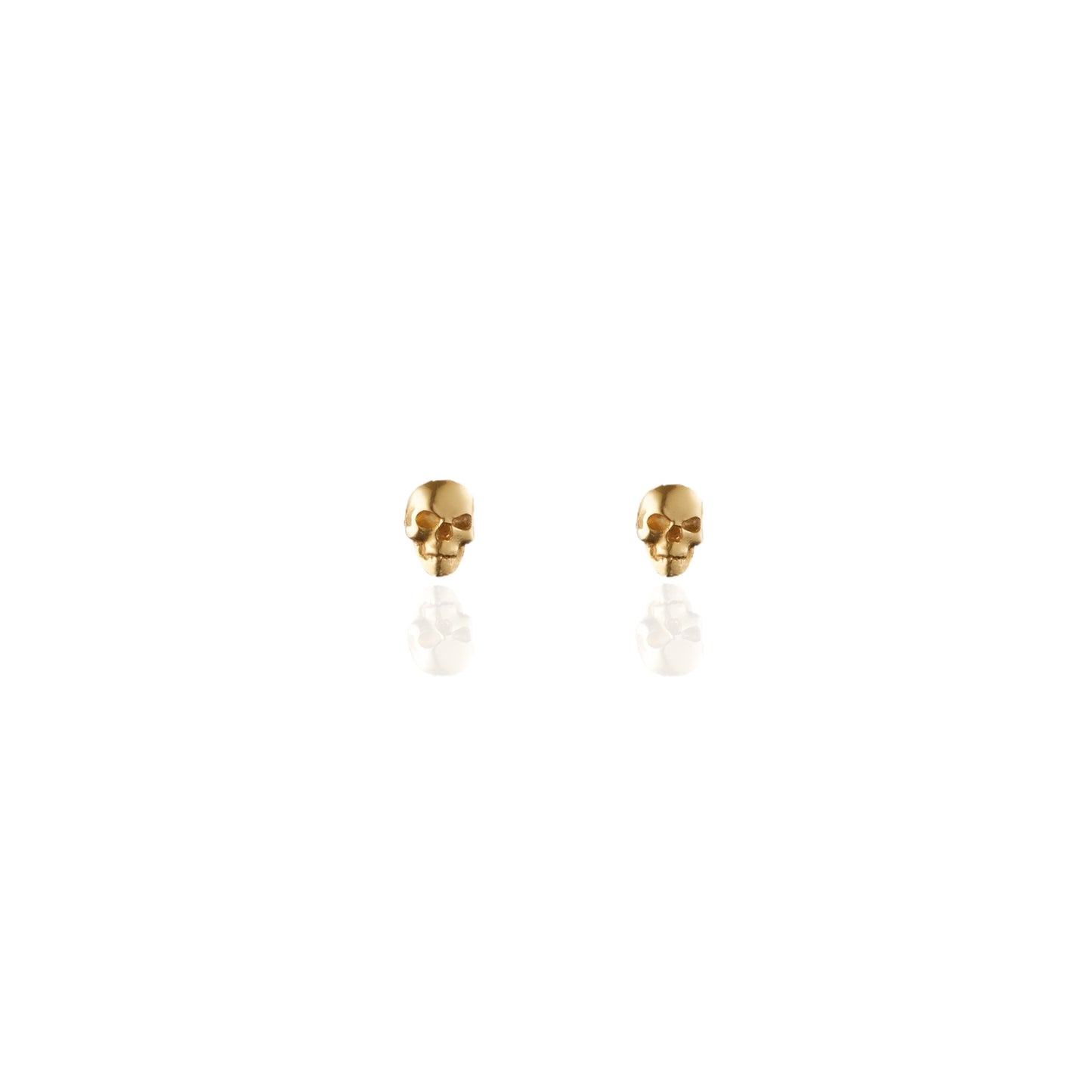 Skull Studs Gold