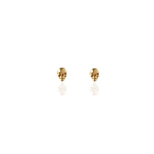 Skull Studs Gold