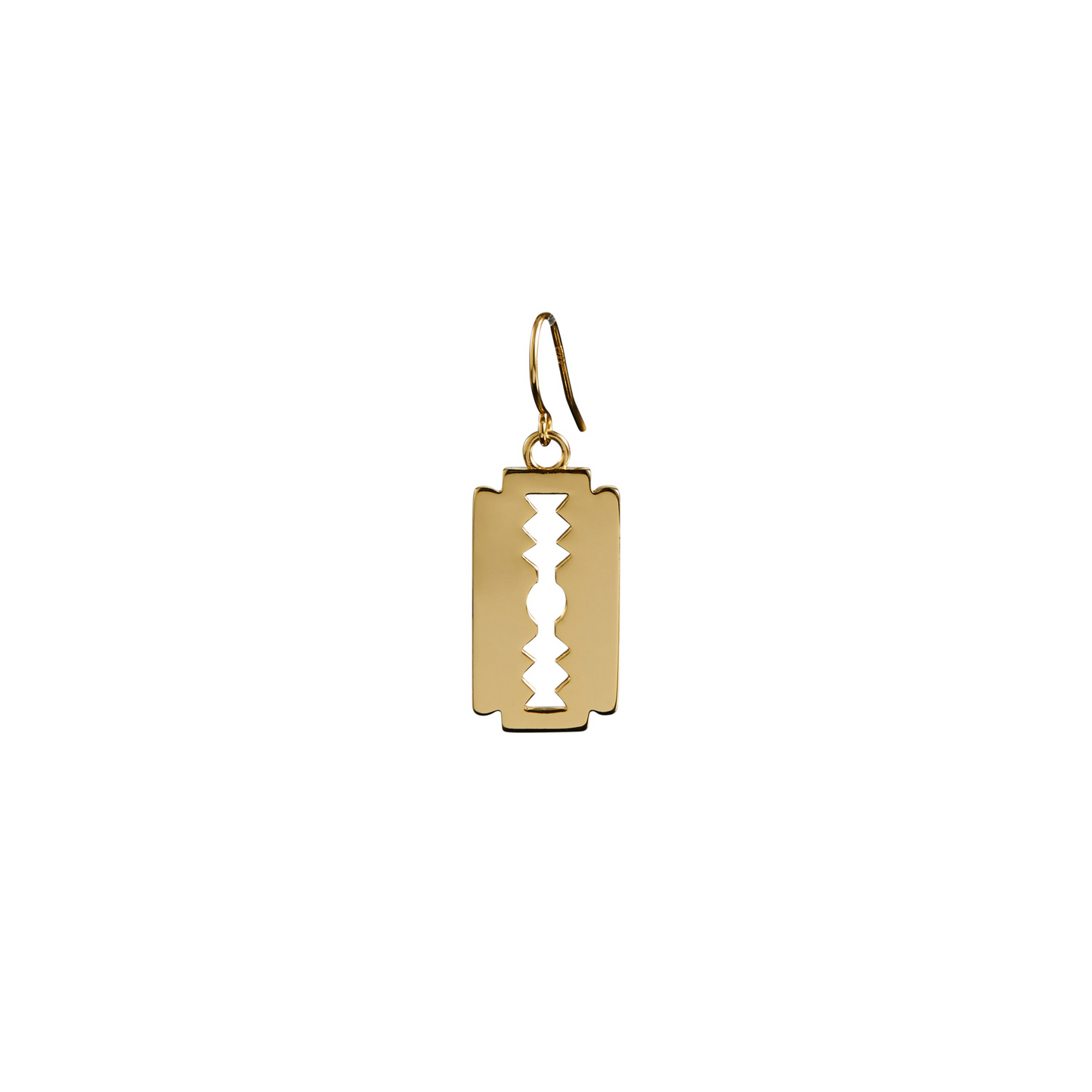 Razor Earrings Gold