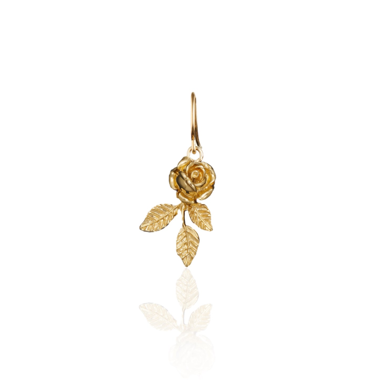 Eternal Rose Earrings Gold